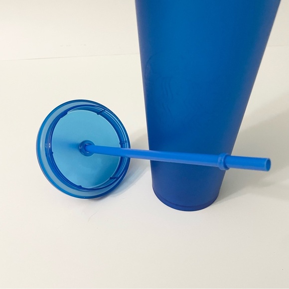 Starbucks Matte Royal Blue Velvet Soft Touch Venti 24 Oz Tumbler - Picture 6 of 13